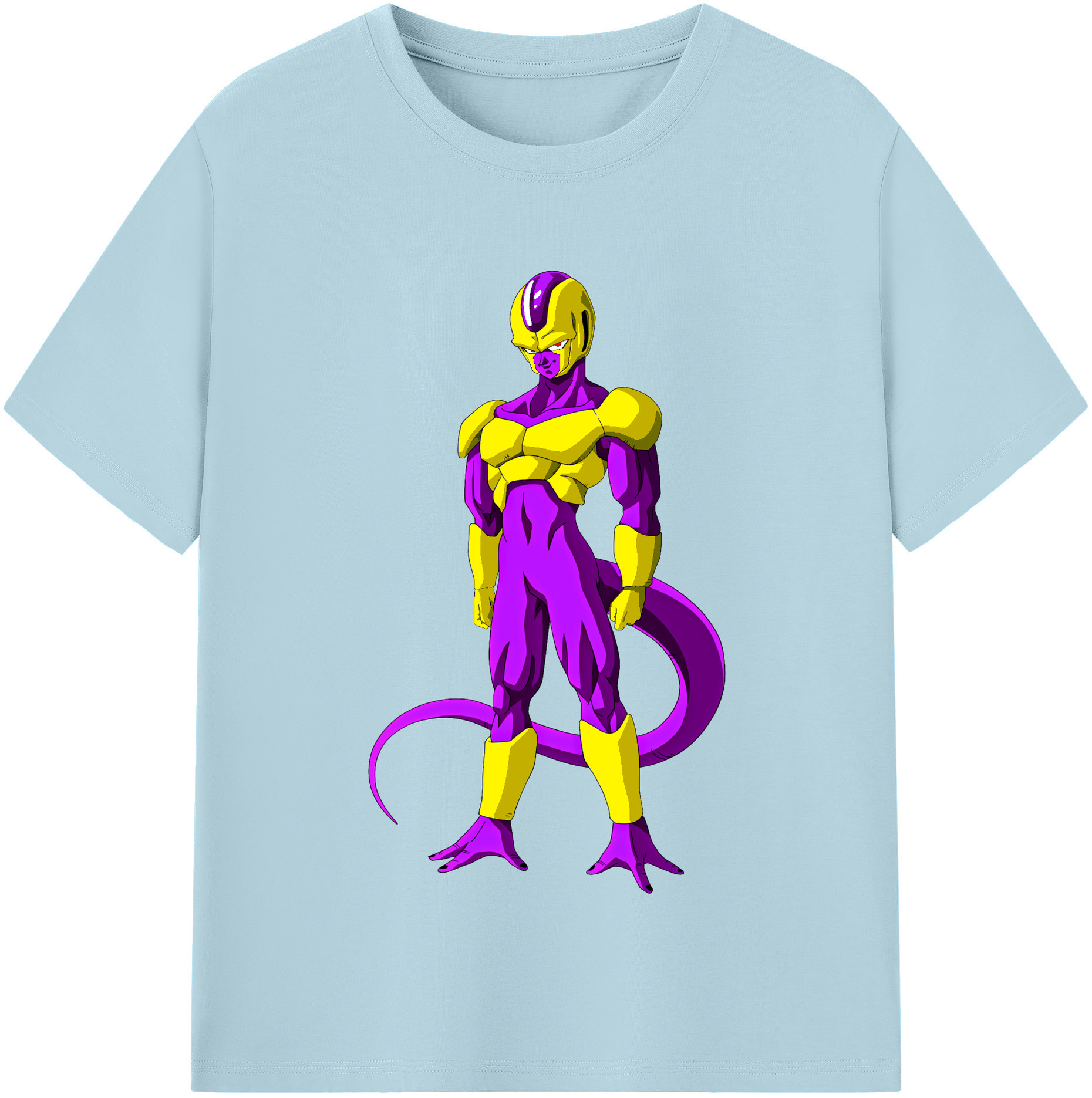 （画像用） ドラゴンボール フリーザ DRAGON BALL Frieza 綿100％半袖Tシャツ（フロントプリント）
